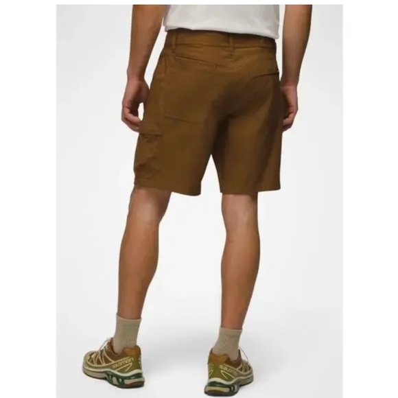 Prana Men’s Stretch Zion Hybrid Short II Size 32 in Sepia 7” inseam Sustainable - Picture 10 of 10